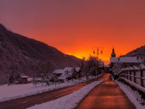 Le ciel est en feu à Villard
